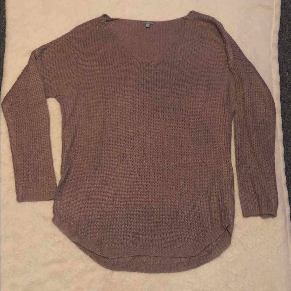 Lavender knit sweater